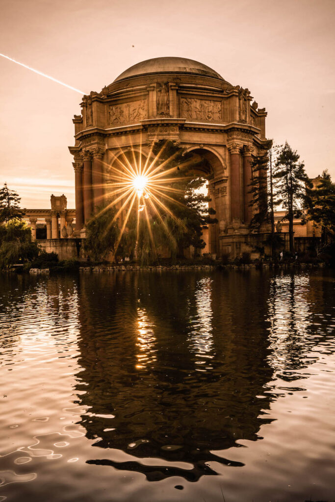 Sunflares at Palace of Fine Arts