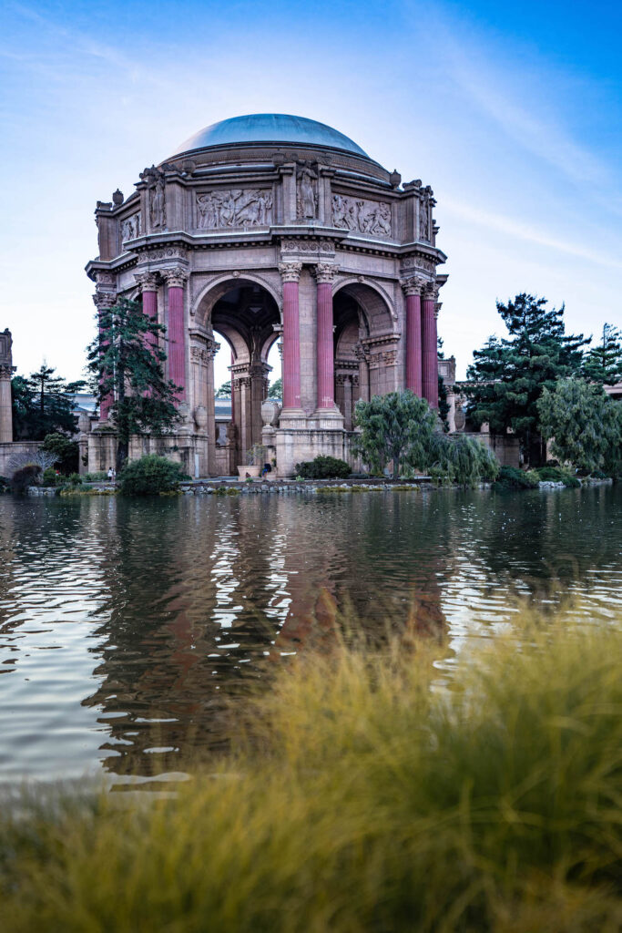 An evening at the Palace of Fine Arts