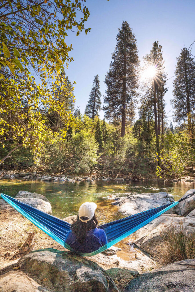 Hammock lounging at sourgrass recreation area