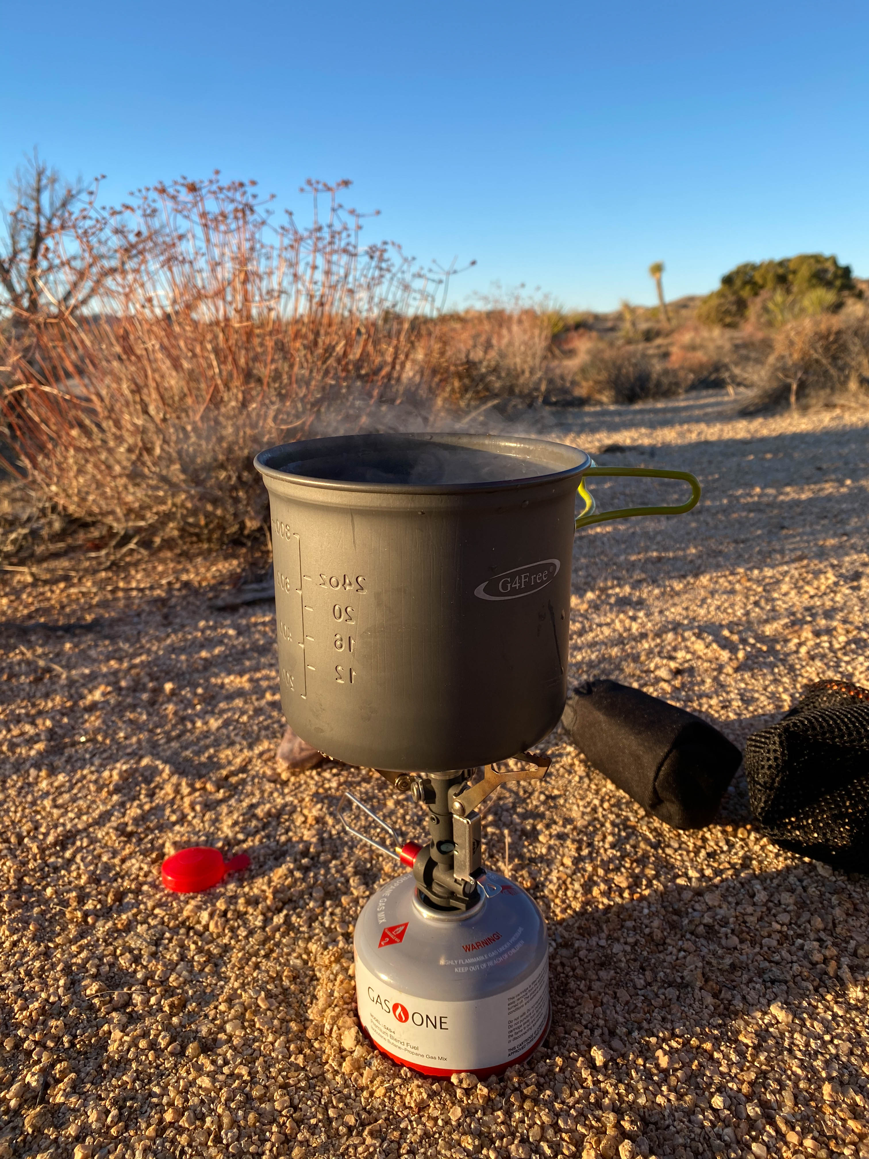 Camping stove for Joshua Tree